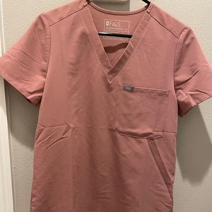Figs mineral mauve Catarina- one pocket scrub top xs
